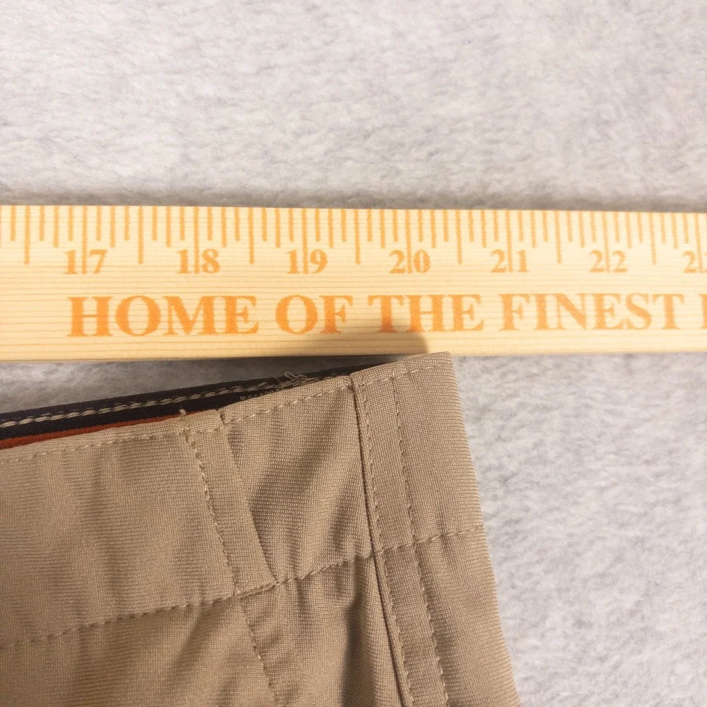 ZeroXposur Mens Performance Cargo Shorts Tan Khaki Stretch Hiking Golf Size 40